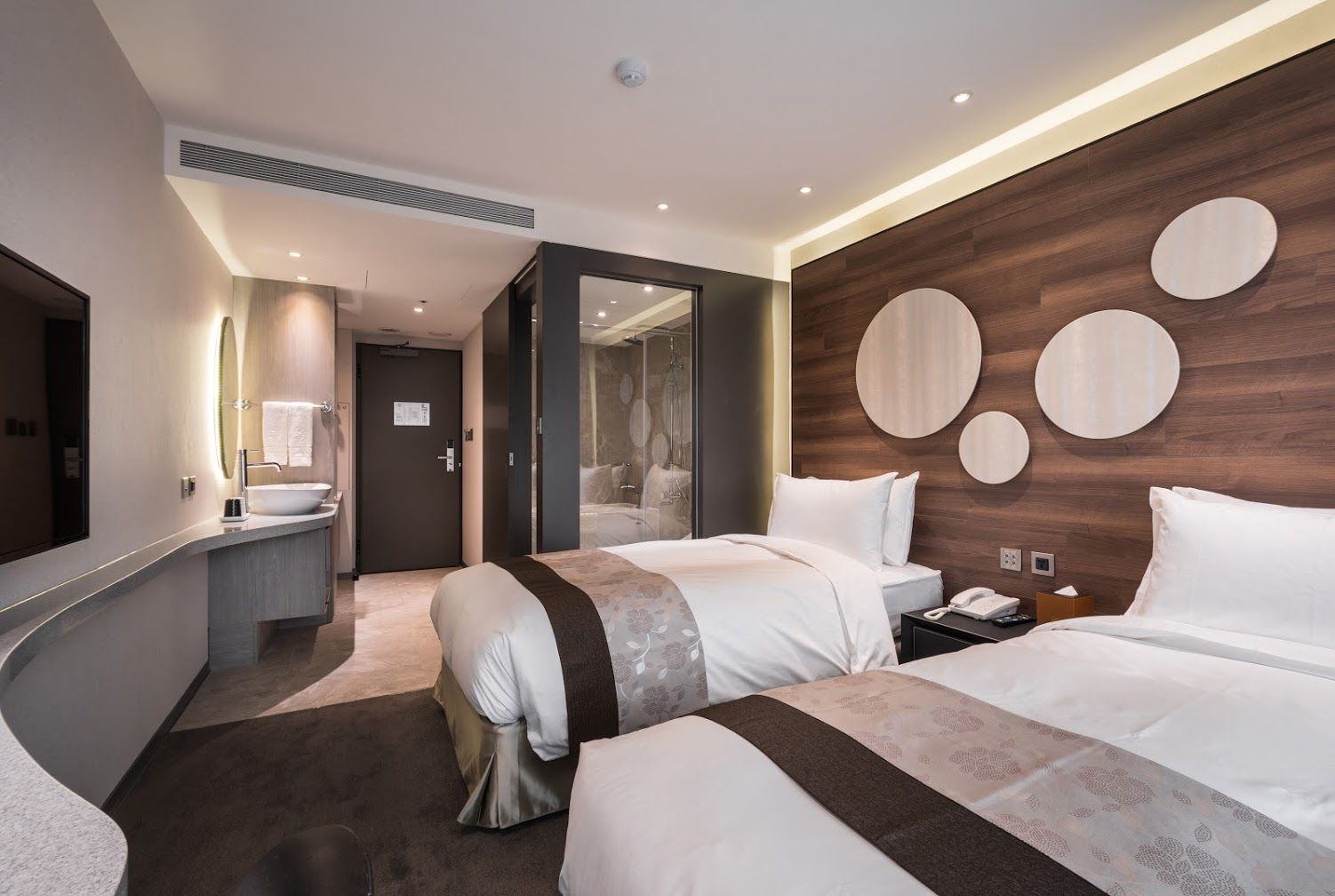 據點遍布大台北各地的洛碁飯店，是頗受長住旅客喜案的住宿選擇之一。（出自飯店官網）