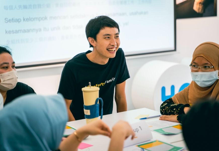 One-Forty創辦人陳凱翔，也一同參與課程。