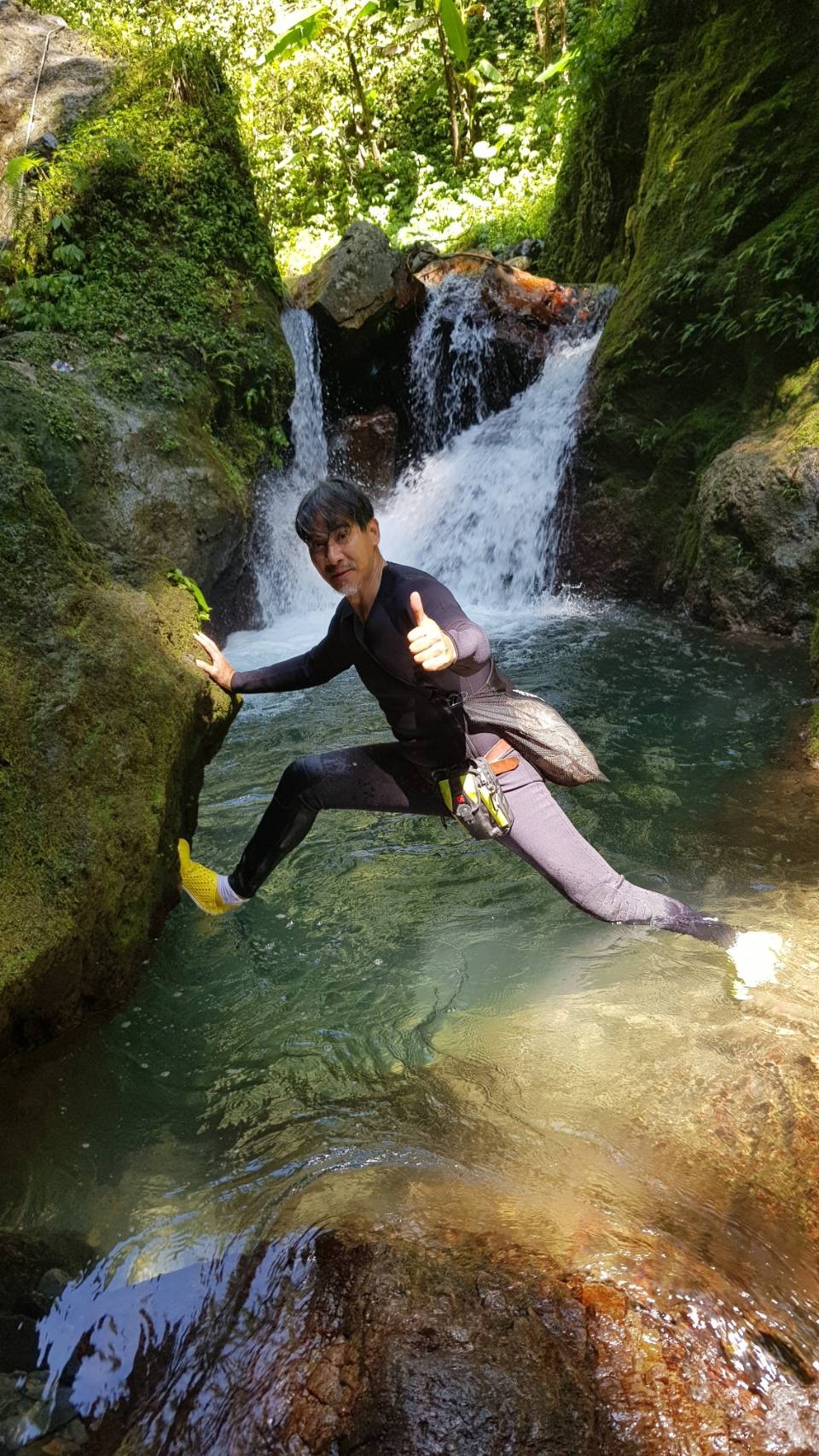 翁家明認為，山林裡最能放鬆自己。