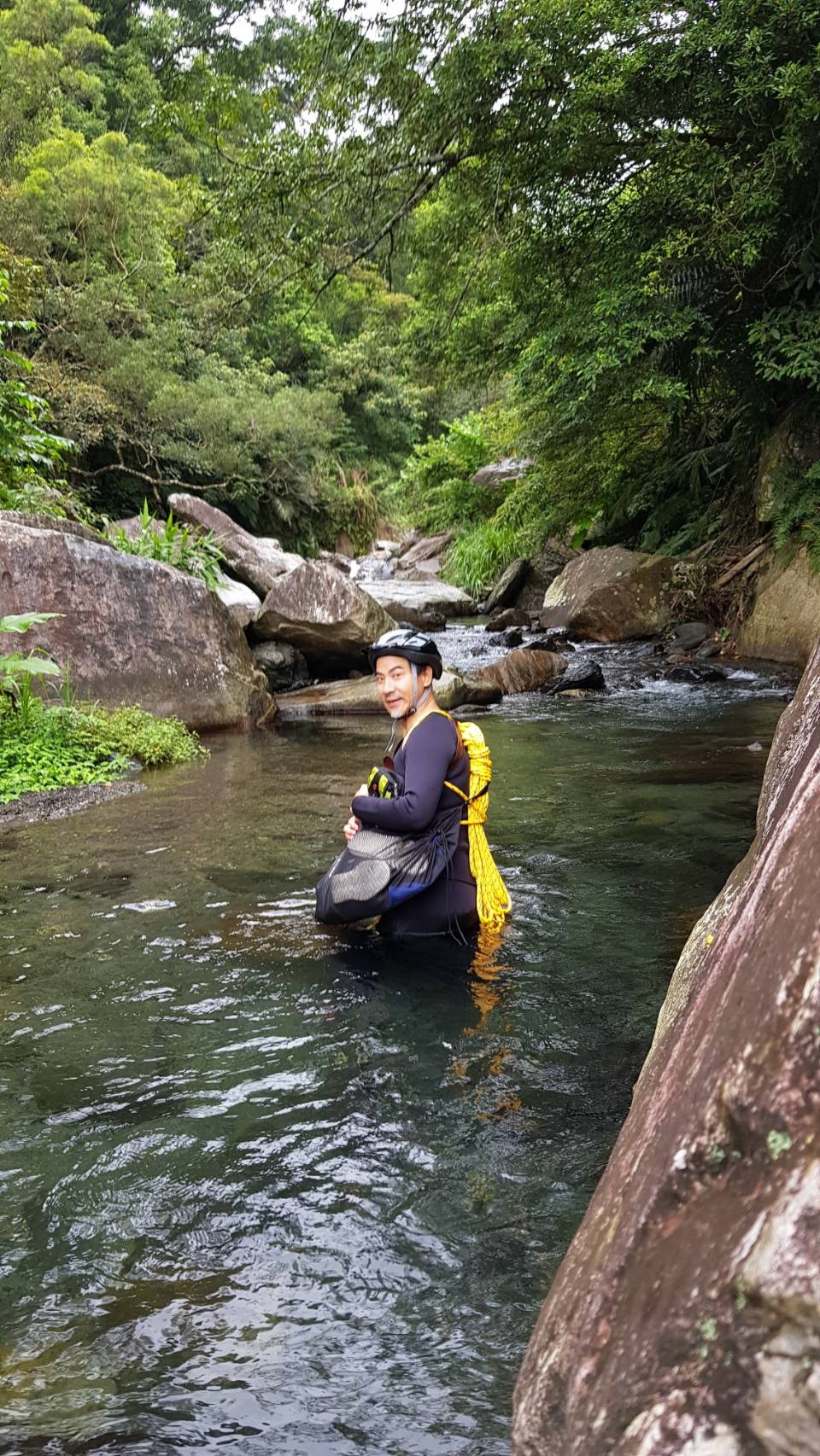 心情煩悶時，翁家明會一個人走進山林，沉澱自己。
