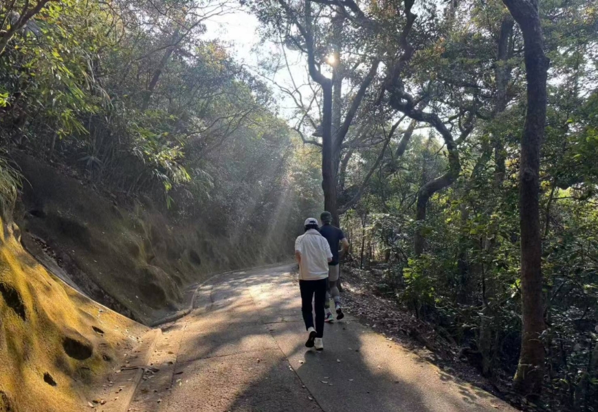 張艾嘉每週都會外出跑步。（張艾嘉提供）