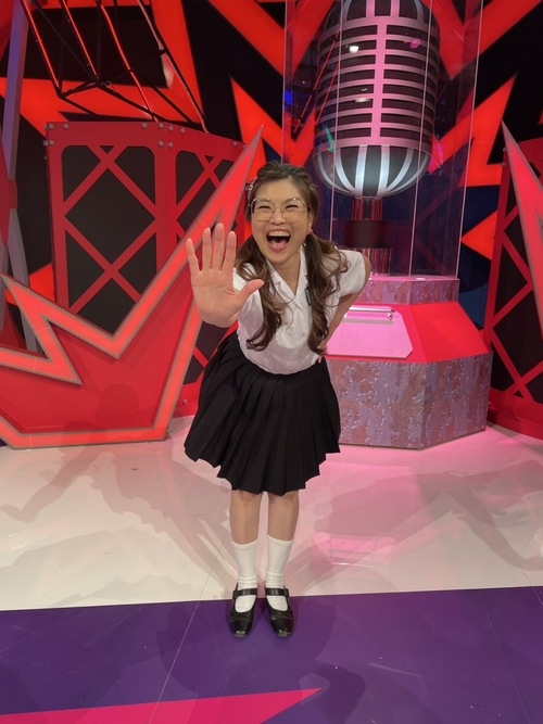 劉淑芬上公視台語台節目《Talk Talk秀台語》。