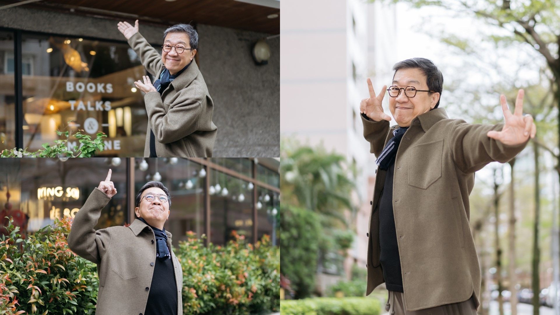 許久未於台灣螢光幕前露面的曹啟泰，拍起照來仍相當熟練，接連擺出好幾個生動的表情動作，讓攝影師都不禁讚嘆！