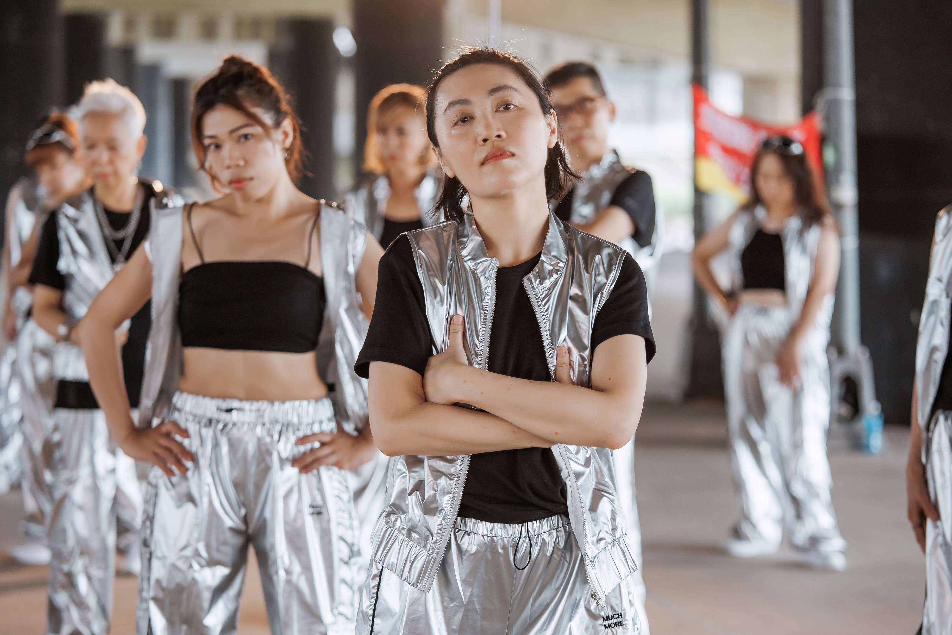 遠從香港來台參與的Natalie(中)為自己圓夢。