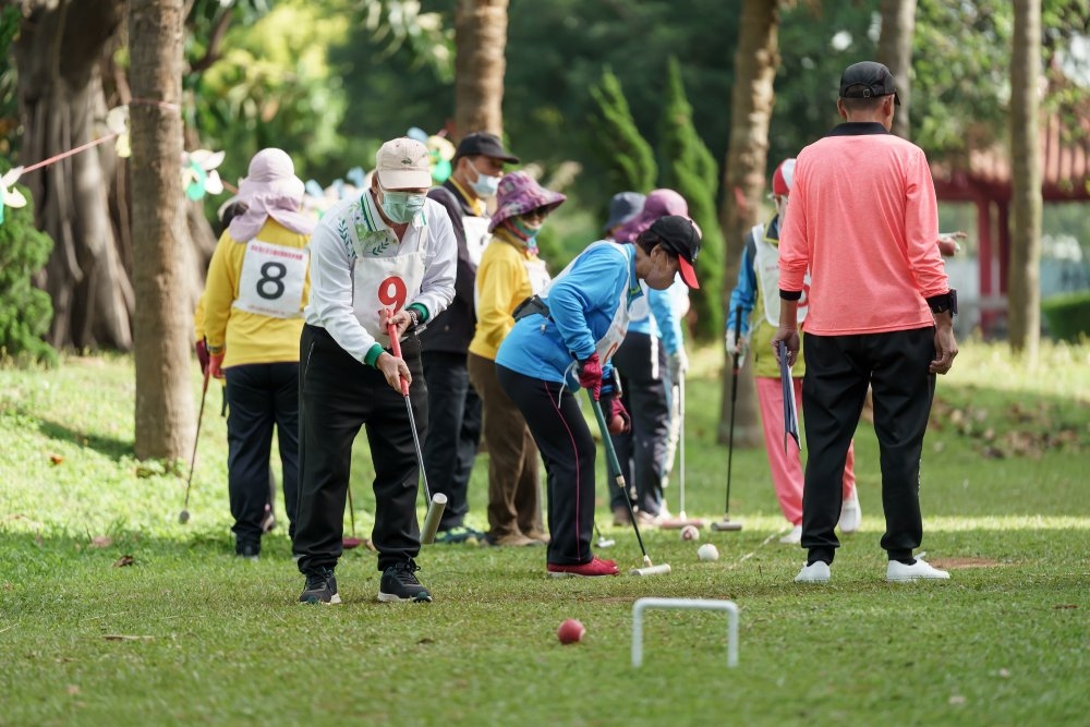 桃園榮家舉辦才藝競賽，邀請住民和社區居民同歡。（影巷26號攝）