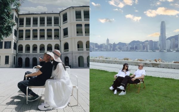 在大館留下充滿故事感的合影；在西九文化區感受壯闊與寧靜。photo credit: 攝影師 余惟，提供者 香港旅遊局。