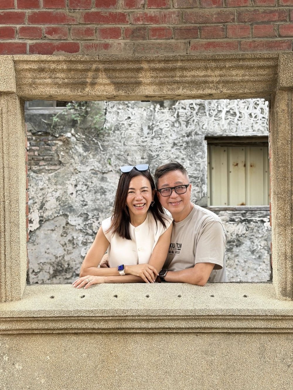 鄒開蓮和先生既是伴侶也是一起分享生活的朋友，即使吵架了，也「速戰速決」。（圖片來源：Rose鄒開蓮FB粉專）