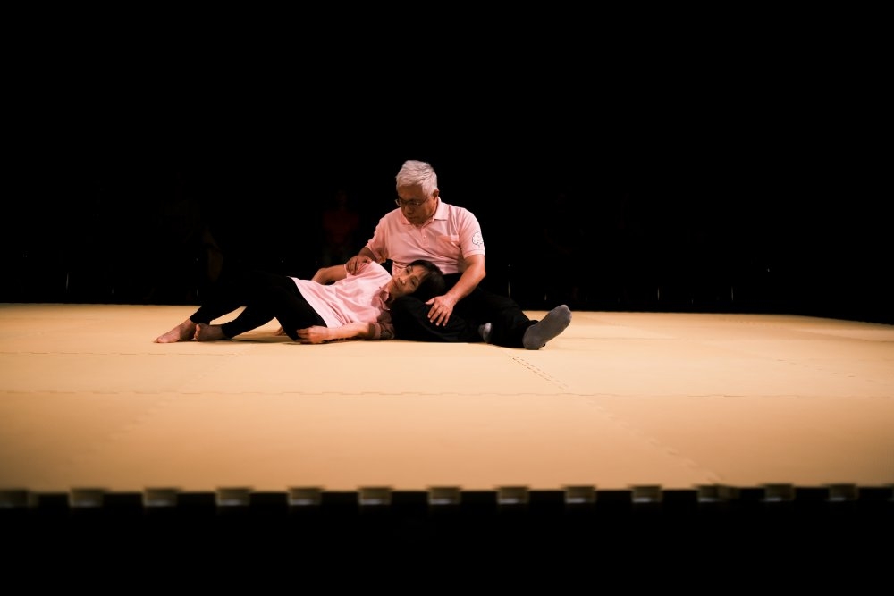 表演者林麗玉、李志勳。（圖片來源：劉彥成）