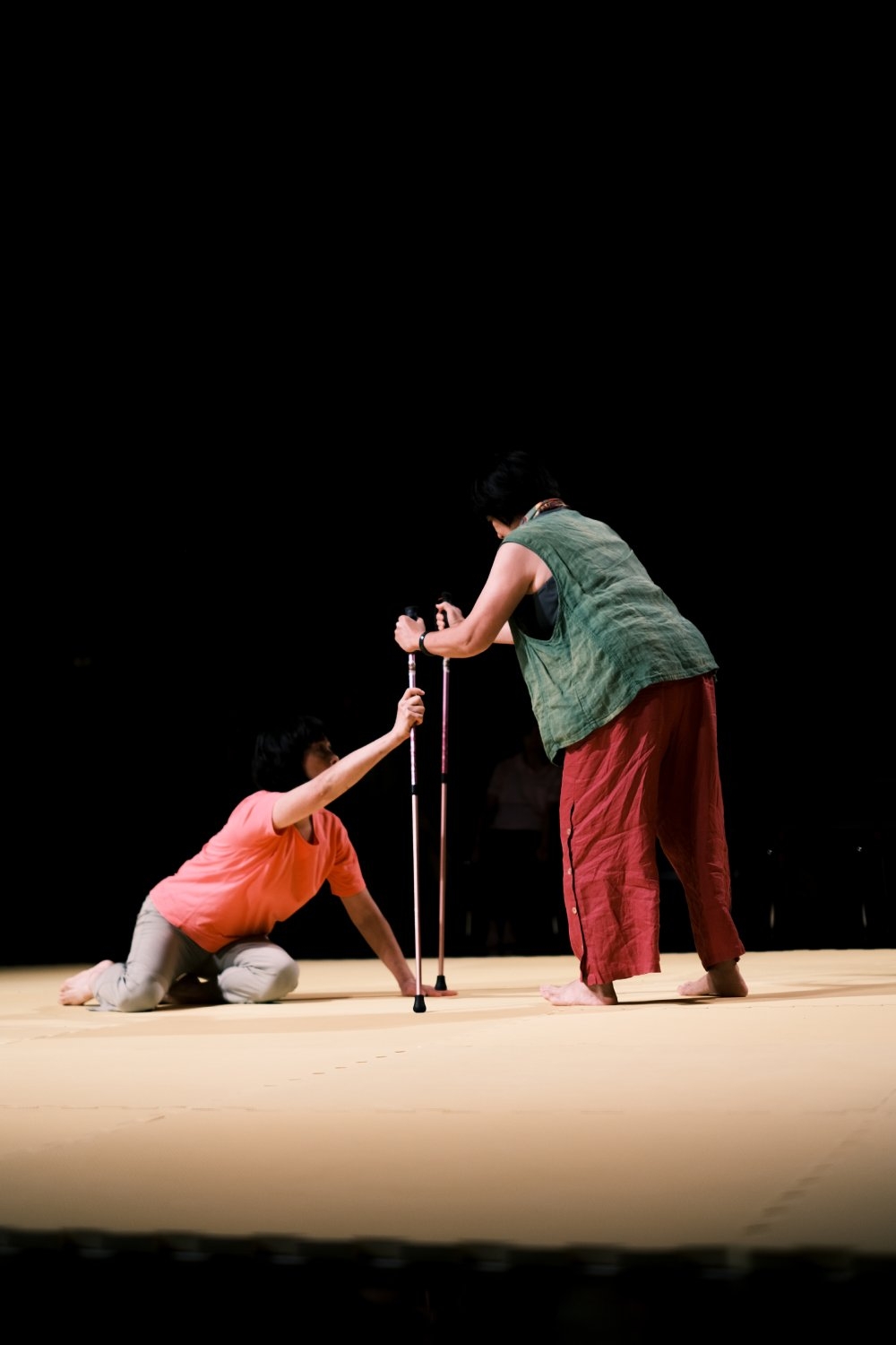 表演者林年玲、李金蓮。（圖片來源：劉彥成）