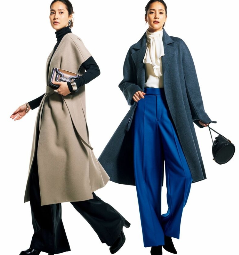 氣場十足的長大衣，是今年重新流行的熱門款式之一。（圖片來源：precious.jp）