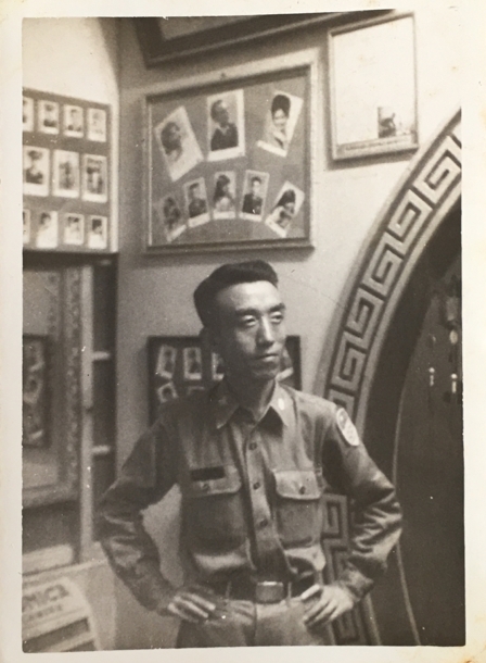 蕭菊貞的父親原本是準備考大學的文藝青年，意外從軍後，只得遠離家鄉來台發展。（圖片來源：蕭菊貞）