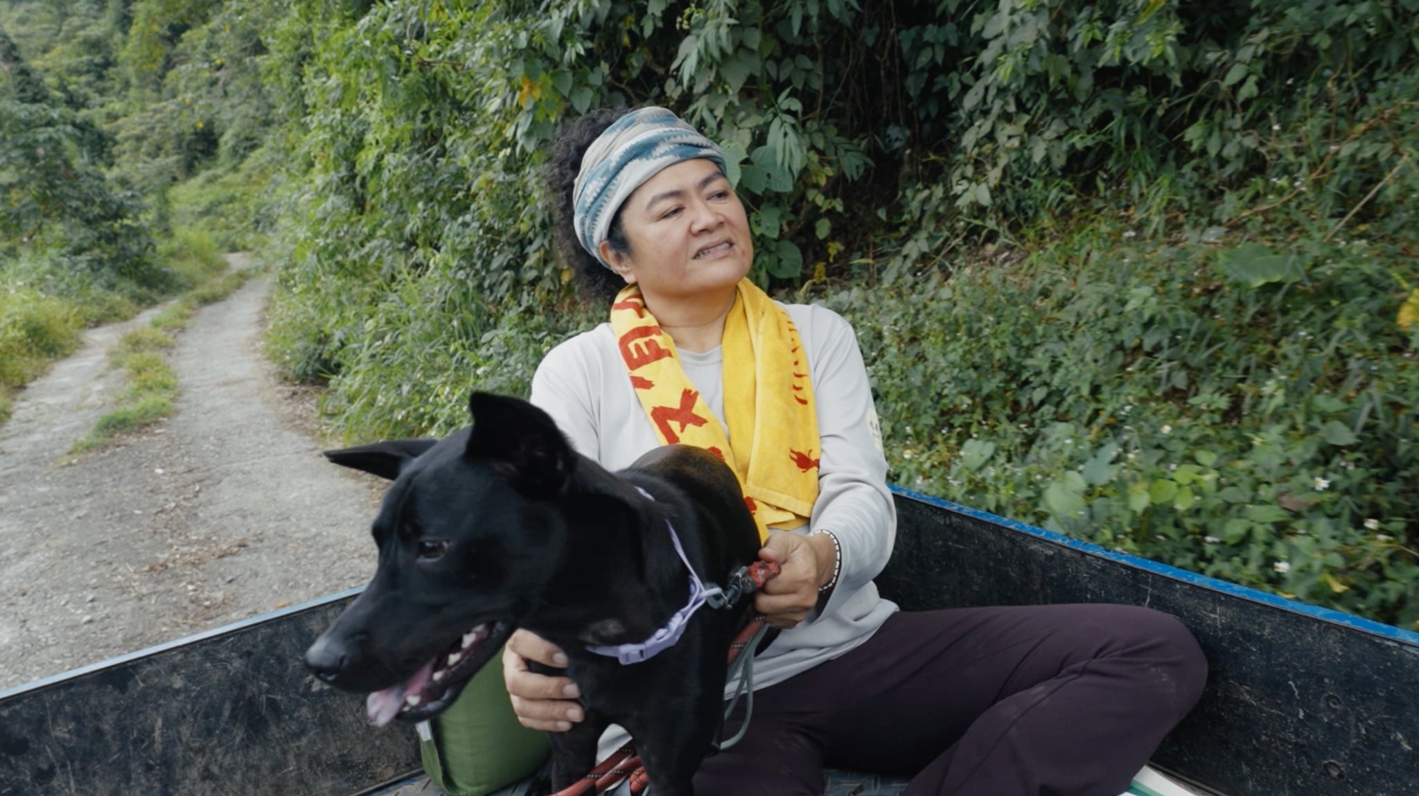 巴奈將這段重返山林過程的影像，收錄於在新專輯歌曲〈Uninang, 平安〉MV中。（圖片來源：巴奈）