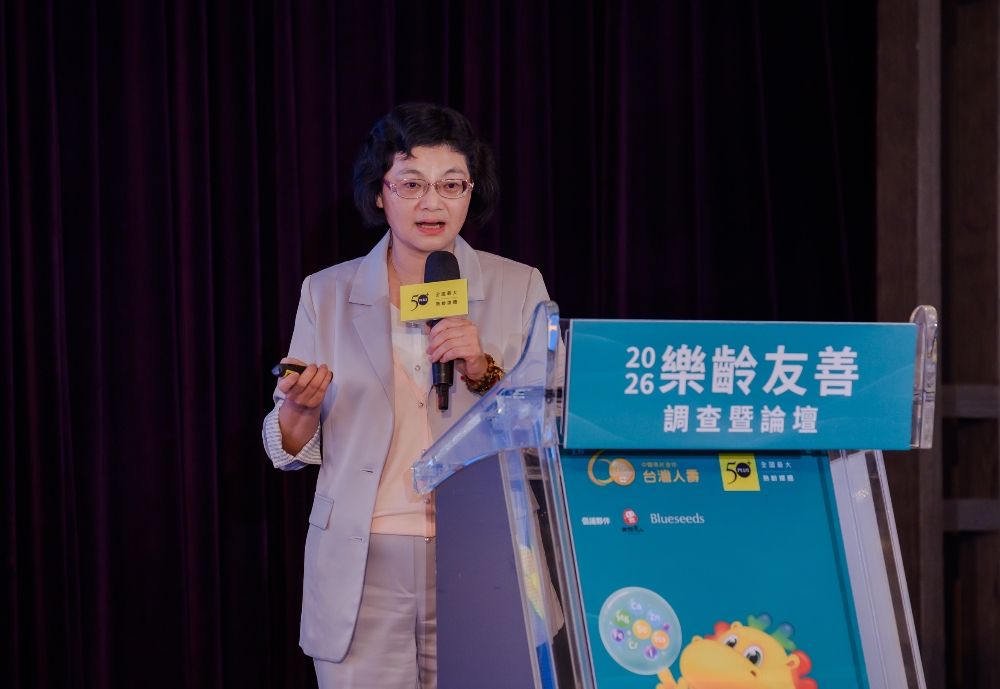 國民健康署副署長林莉茹分享「我的餐盤」飲食法，她表示，若長者食慾不佳，也可以採少量多餐方式。（圖片來源：Tim攝）