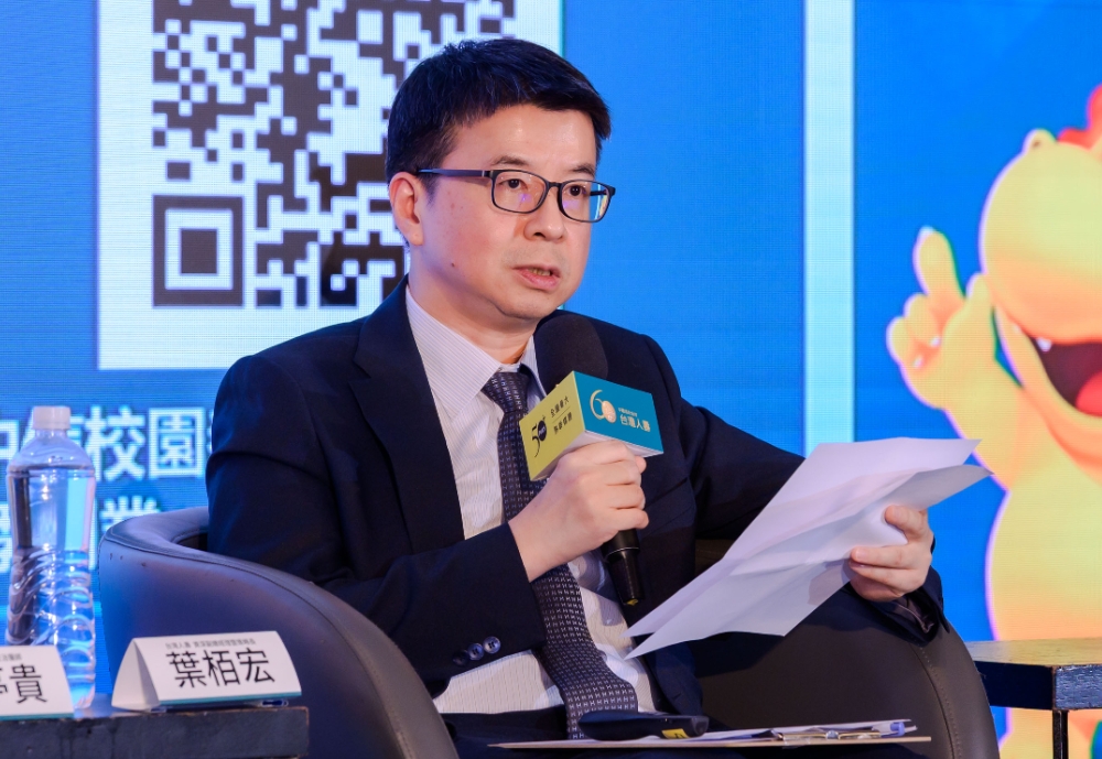 台灣人壽策略長葉栢宏表示，台灣人壽攜手中信科技大學打造全台第1座校園內養生村，預計於2027年第1季正式開幕。（圖片來源：Tim攝）