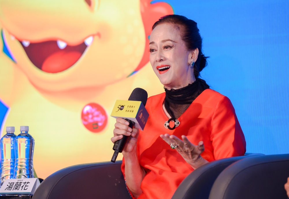 湯蘭花表示，自己從不做醫美，透過健康、均衡飲食保持活力。（圖片來源：Tim攝）