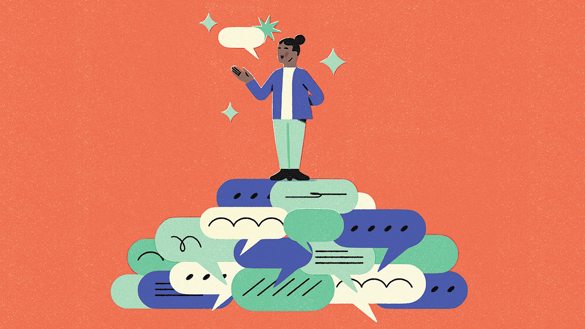 一開口，就能萬眾矚目