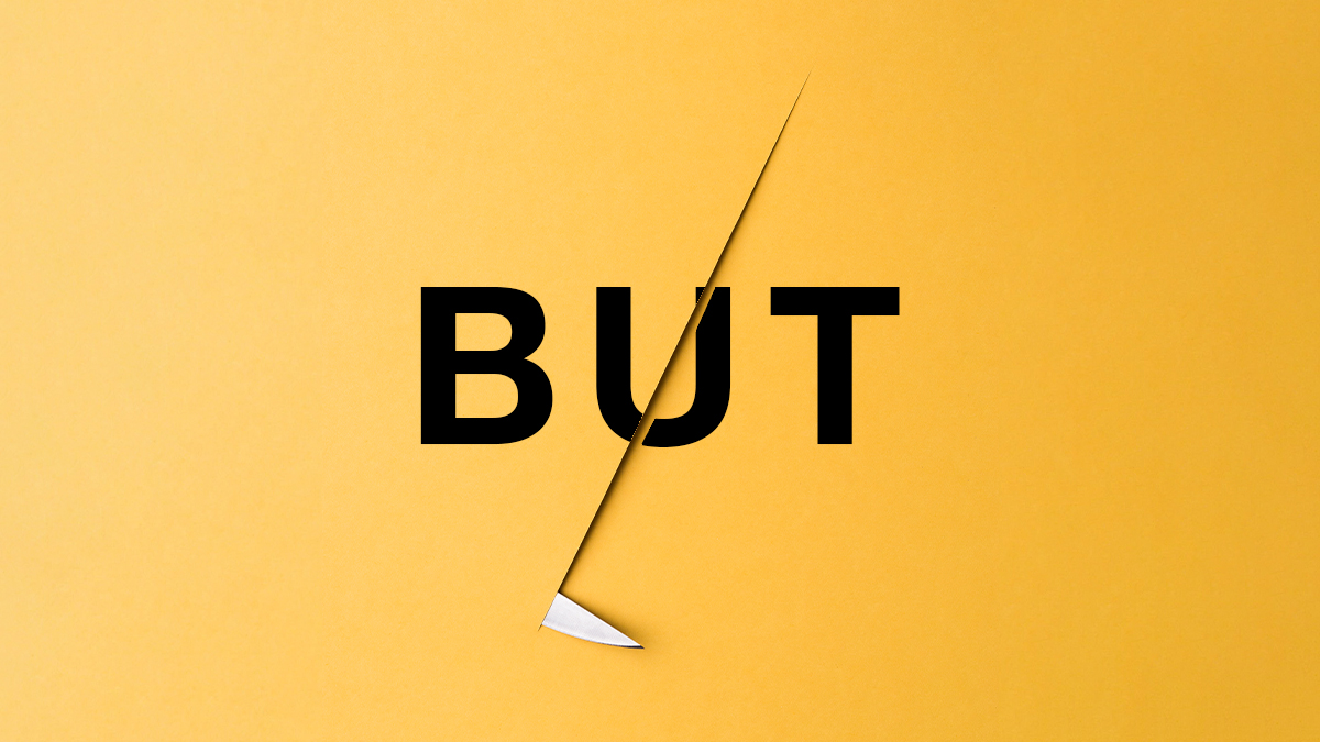 為了改善談判，從你的字典裡拿掉「但是」