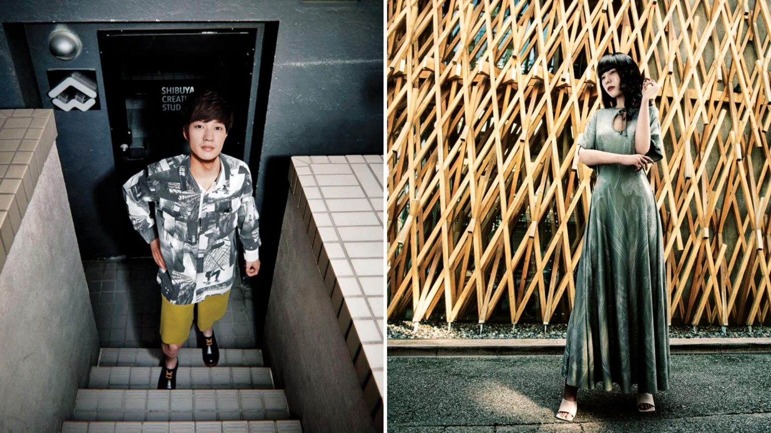 仁（Ren，左）和凜（Rin，右）是Pinscreen為時尚零售商ZOZOtown創造的數位人購物助理。 