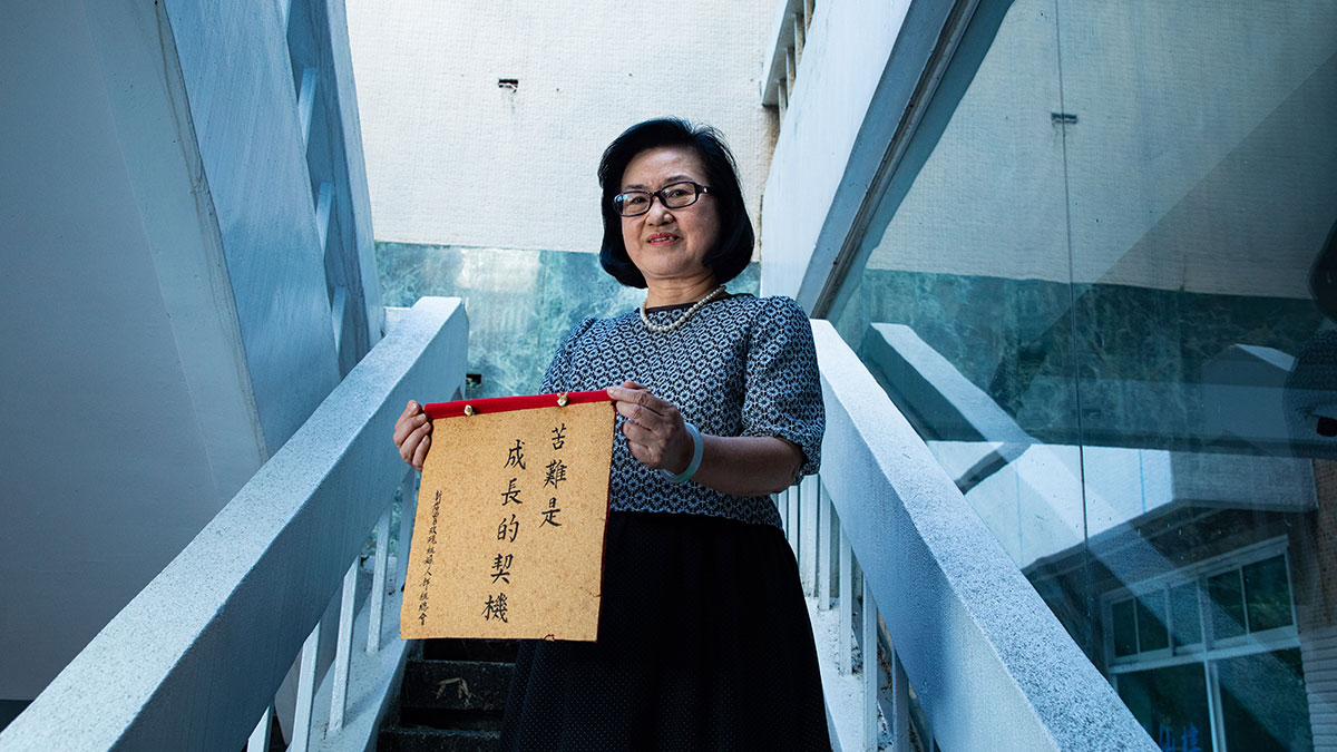 吳安妮教授；池孟諭攝。