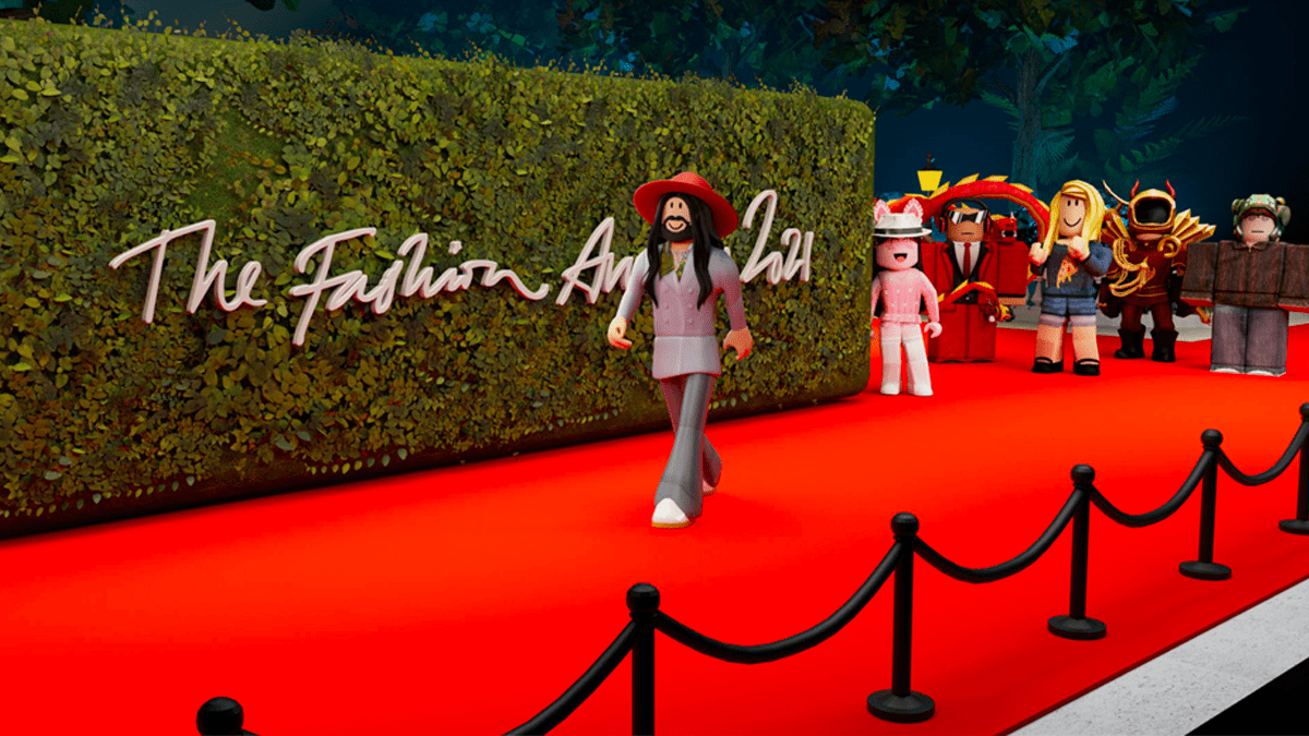 The British Fashion Council (BFC) and Roblox introduced a category to The Fashion Awards 2021 — the Fashion Award for Metaverse Design.  Courtesy of Roblox